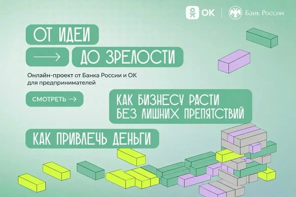 Одноклассники и Банк России запускают просветительский спецпроект для предпринимателей. Фото предоставлено ОК.