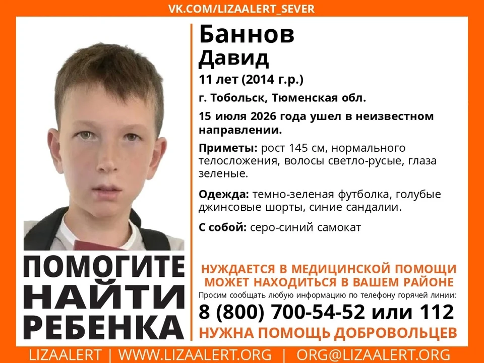 Фото: Поисковый отряд «ЛизаАлерт» Тюменской области.