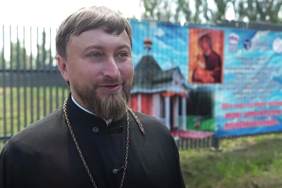 В Донецком республиканском перинатальном центре заложили часовню. Фото: ЕР ДНР