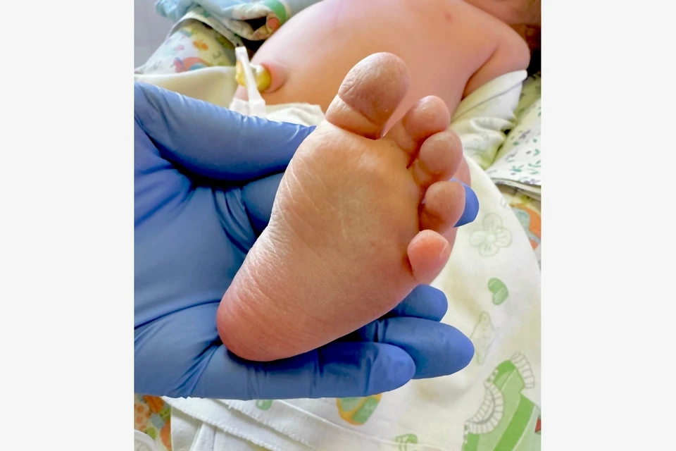 В перинатальном центре Рязани родился богатырь весом 4860 граммов. Фото: vk.ru/perinatal_center_rzn