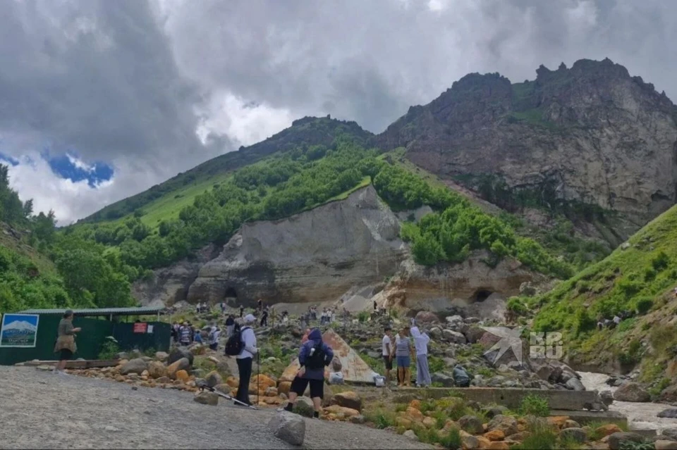 Свердловчанке стало плохо в урочище Джилы-Су. Фото: предоставлено очевидцем