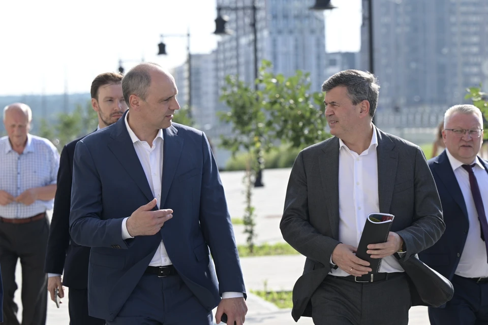 Денис Паслер встретился с Алексеем Комиссаровым. Фото: Департамент информационной политики Свердловской области
