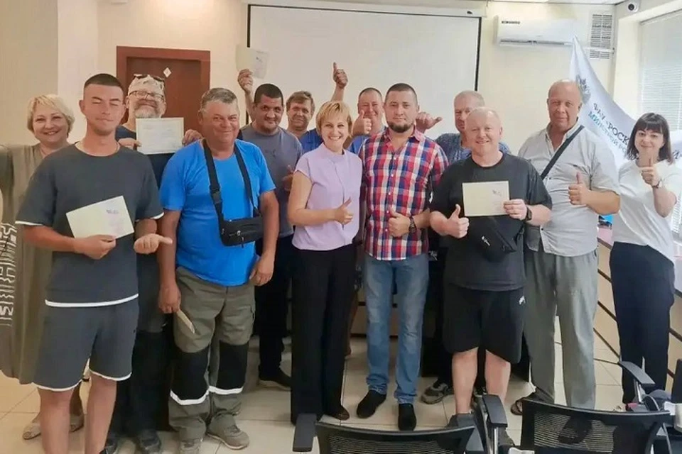 В Мариуполе обучили 29 стропальщиков для строительных компаний и предприятий. Фото: ФАУ «РосКапСтрой»
