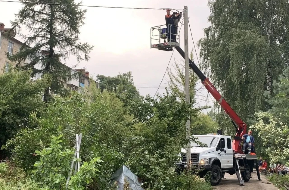 Ураган с ливнем и шквалистым ветром накрыл Дзержинск 29 июля. Фото: соцсети Михаила Клинкова