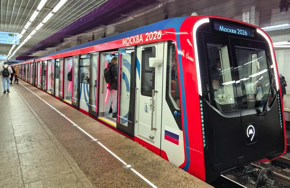 На Замоскворецкой линии метро в прошлом году запустили поезда нового поколения "Москва-2026".