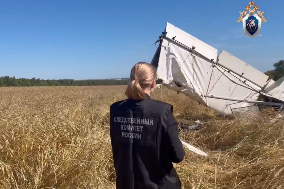 Следователи проверяют все версии падения самолета. Фото: Центральное МСУТ СК России