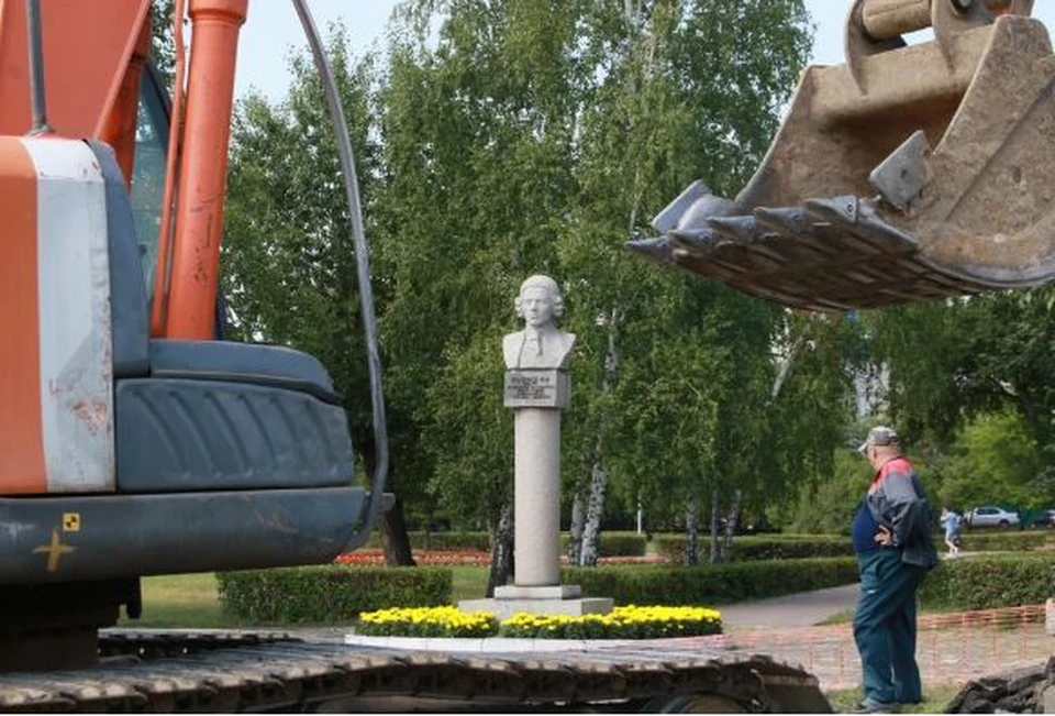 Раскопки на улице Ползунова в 2019 году