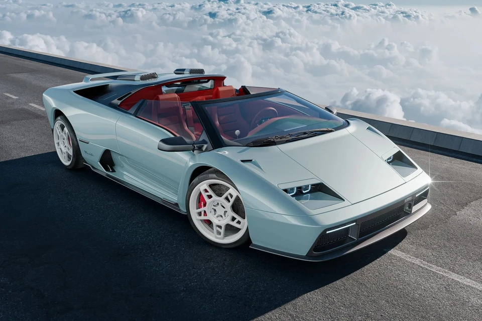 Модель Eccentrica V12 Roadster представляет собой реинкарнацию культового Lamborghini Diablo с сохранением классического силуэта, но наполненного современными техническими решениями. Фото: eccentrica.com
