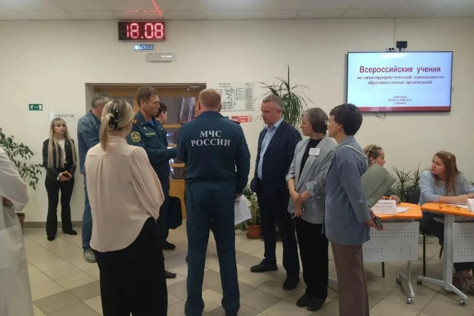В учреждениях образования Удмуртии прошли учения по действиям при атаке БПЛА и теракте. Фото: пресс-служба правительства Удмуртии
