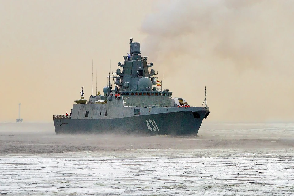 Фрегат «Адмирал Касатонов» вернулся на базу в Североморске после дальнего похода. Фото: MOD Russia/GLOBAL LOOK PRESS