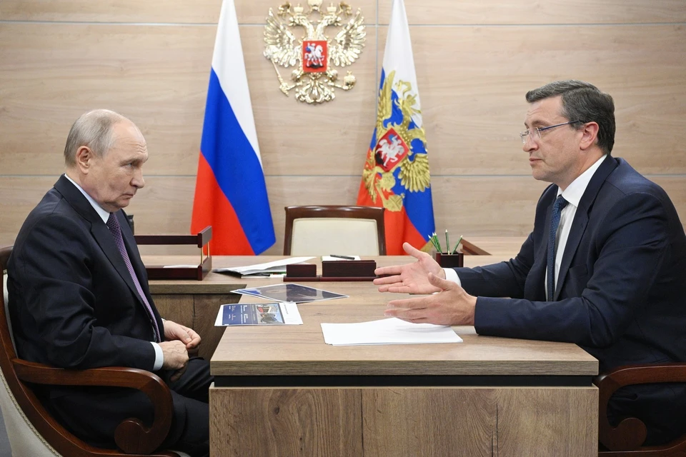 Глеб Никитин доложил Путину о главных достижениях Нижегородской области.