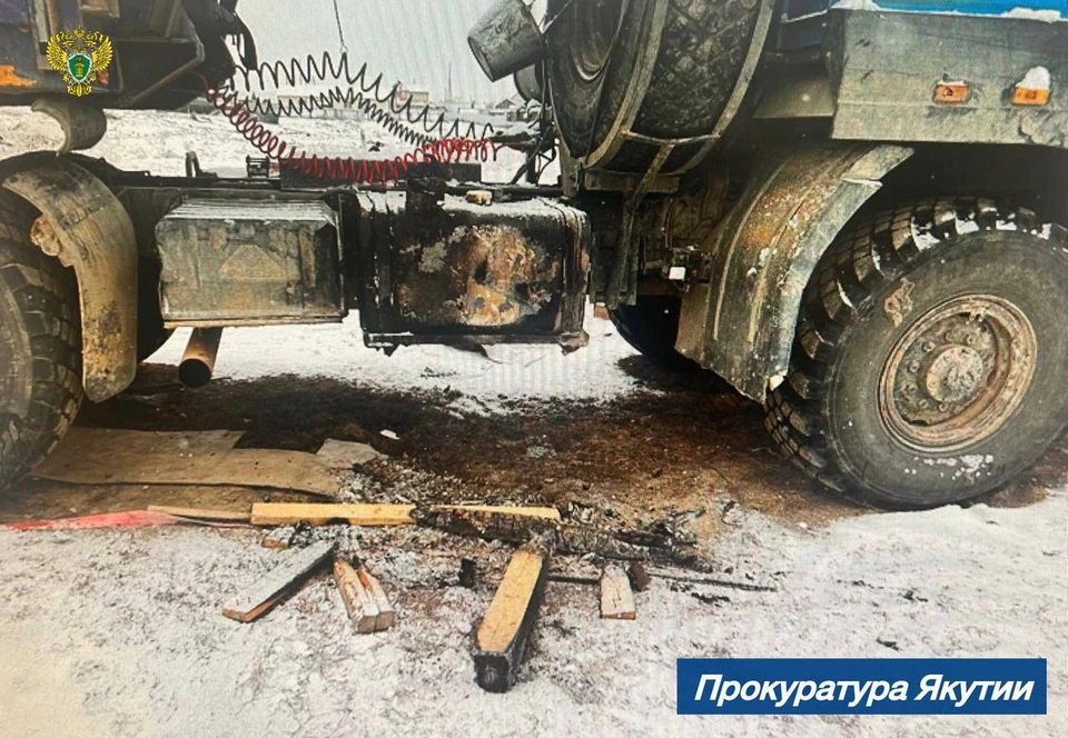 Жительница Якутии получила условный срок за попытку поджога грузовика «Урал» Фото: прокуратура Якутии