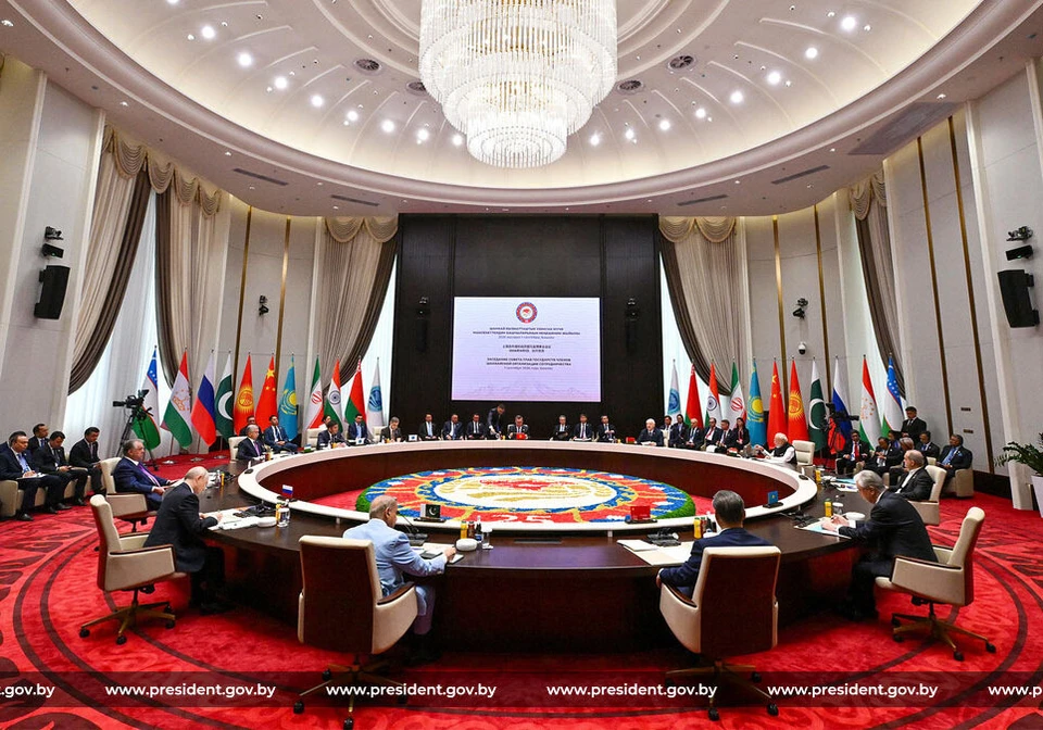 Саммит ШОС проходит 1 сентября в Бишкеке. Фото: president.gov.by.
