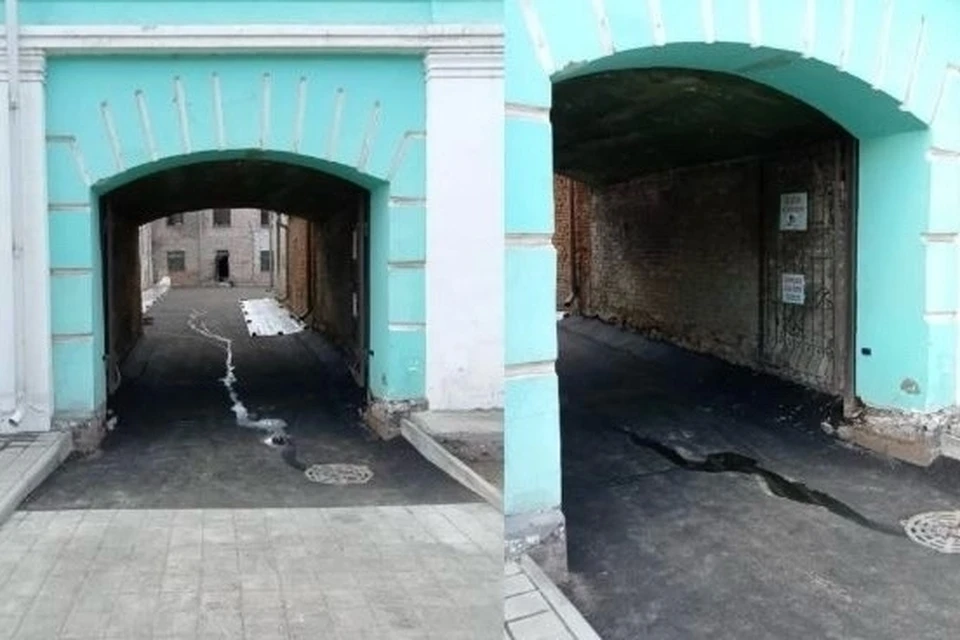 Арка вела во внутреннюю тюрьму. Фото: архив выставочного пространства «Дом Морозова»