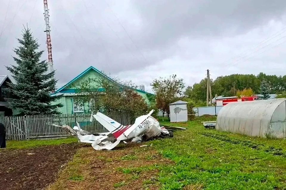 МАК вместе с Приволжским МТУ Росавиации займутся расследование падения Cessna в Татарстане. Фото: МЧС Республики Татарстан