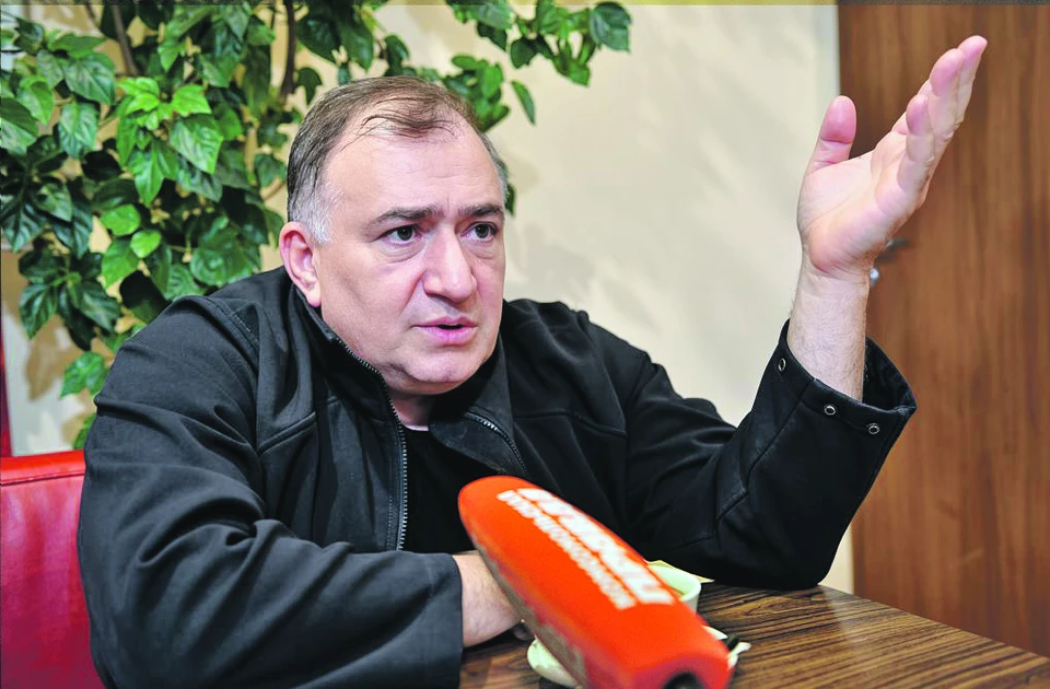 Шаварш Карапетян во время интервью «Комсомольской правде», сентябрь 2016 года.
