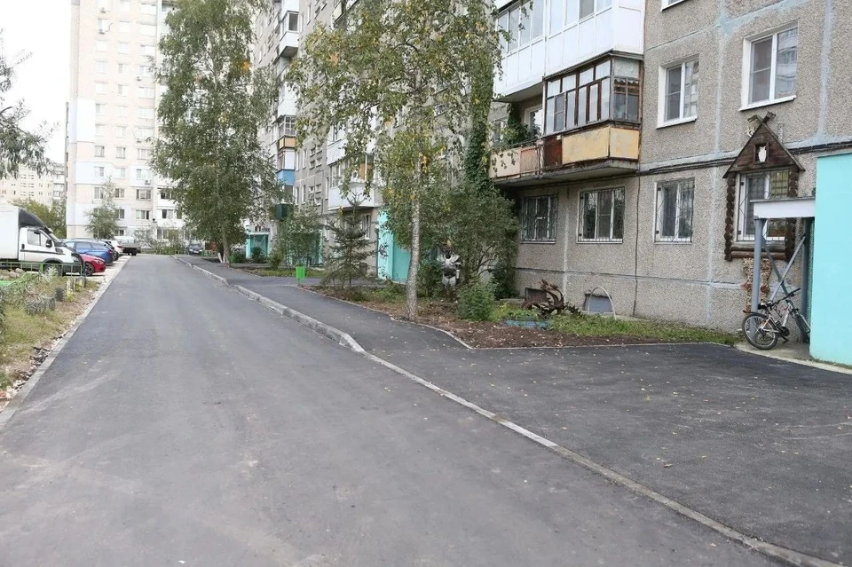 В Дзержинске завершают благоустройство девяти дворов.