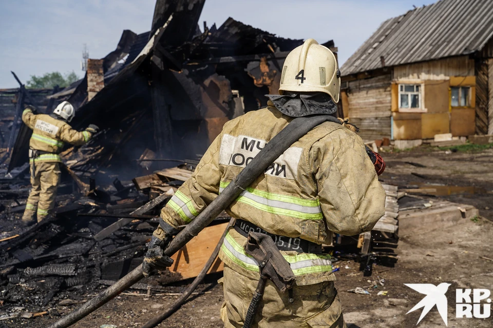 Пожар в деревне был ликвидирован в 6.38 утра