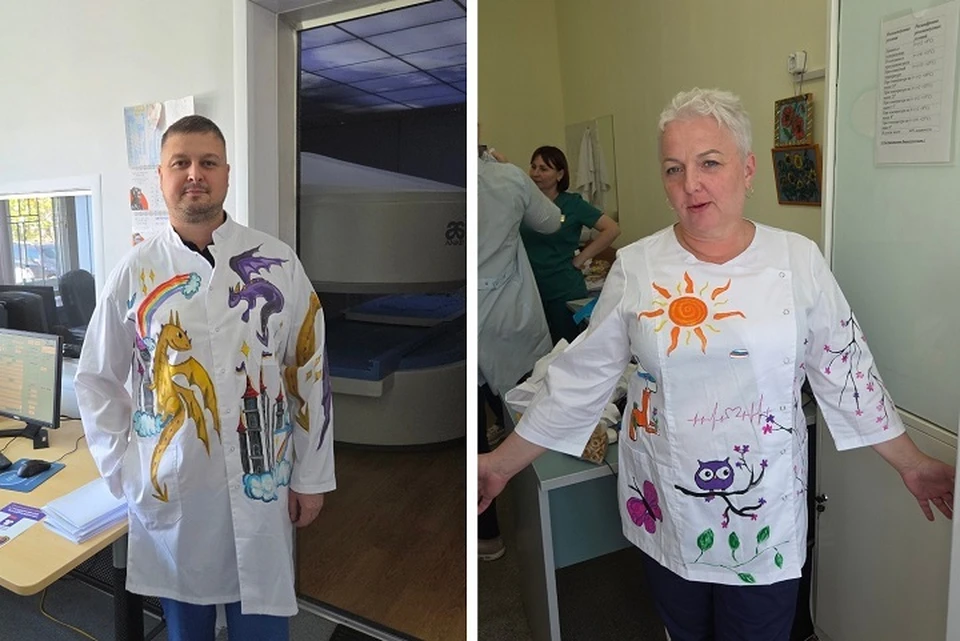 Врача в таком ярком халате невозможно бояться. ФОТО: ГБУЗ ЯО Областная детская клиническая больница