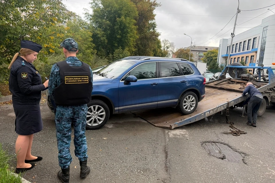 Новосибирец лишился автомобиля из-за долгов по штрафам и кредитам. Фото: ГУФССП России по Новосибирской области