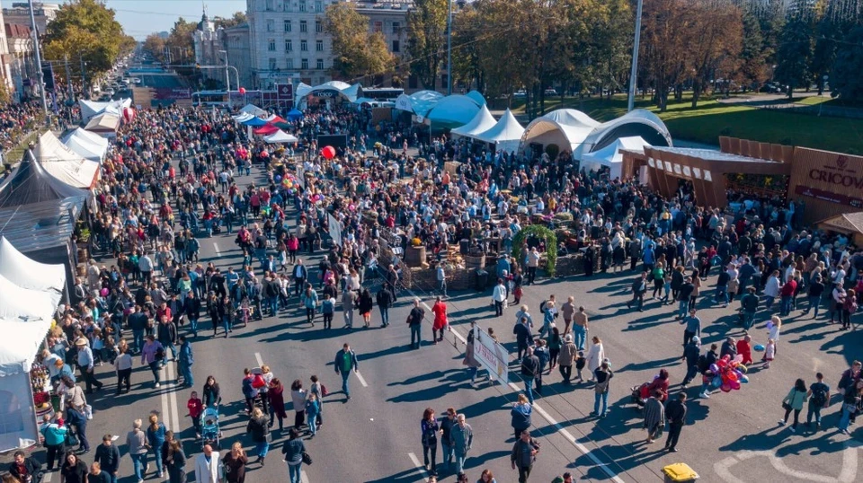 В центре Кишинёва ограничат движение из-за Дня национального вина: Фото: turism.gov.md