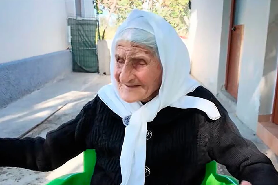 В Албании объявилась 117-летняя женщина, которая претендует на звание старейшего человека на планете. Ее зовут Джамиле Мара Фото: кадр видео RTVKlan