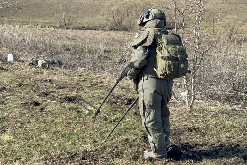 В Херсонской области специалисты военизированного подразделения ликвидировали очередную угрозу мирному населению