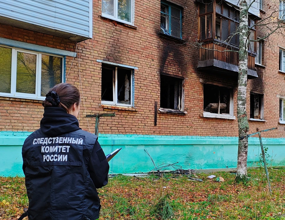 В Коми расследуют гибель двух человек при пожаре в квартире. Фото: СУ СКР по Коми.