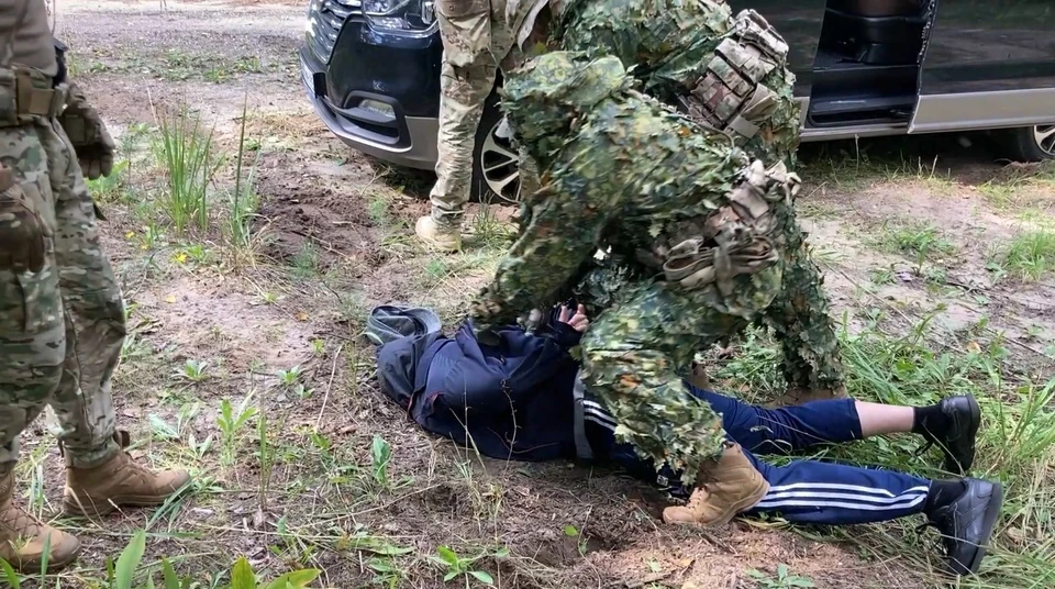 Скрин видео, предоставленного ЦОС ФСБ России