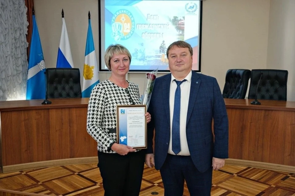 Ульяновцы получили награды за вклад в организацию ГО и ЧС. ФОТО: администрация Ульяновска