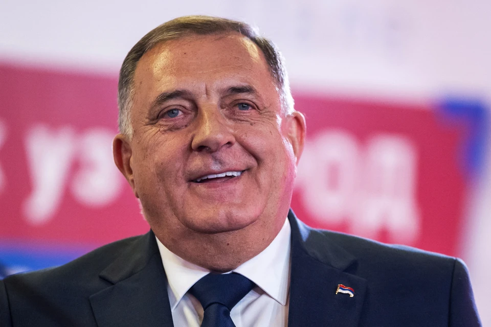 Глава правящей партии в Республике Сербской Милорад Додик