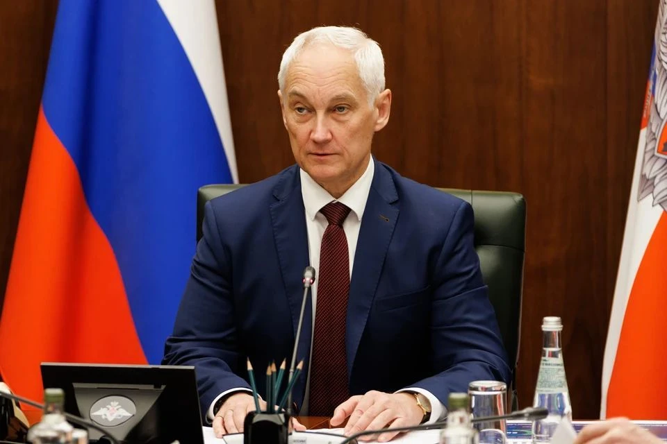 Белоусов и глава МО Киргизии Мукамбетов подписали план сотрудничества ведомств. Фото: Минобороны РФ