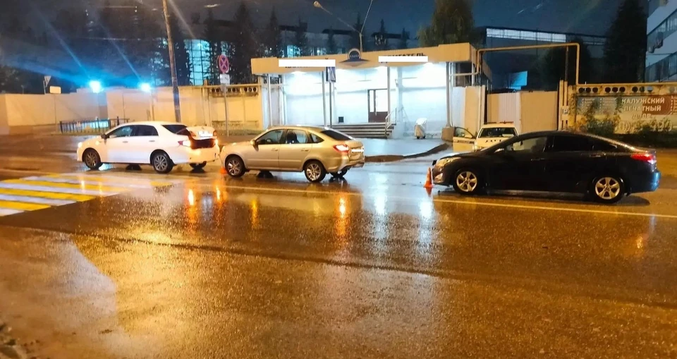Место ДТП.