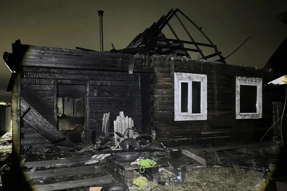 В Бурятии на пожаре погибла мать двоих детей.
