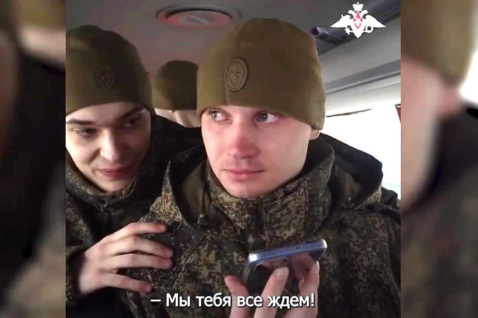 Кадр из видео: Министерство обороны РФ