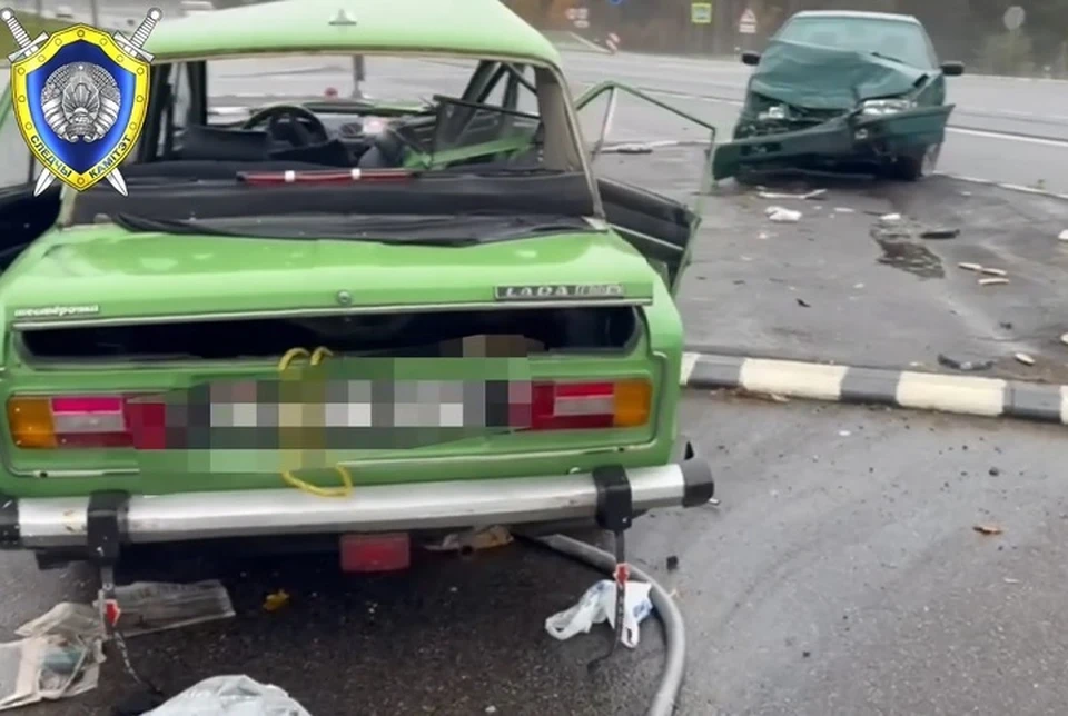 СК возбудил уголовное дело по факту смертельного ДТП в Лидском районе. Фото: стоп-кадр | видео СК.
