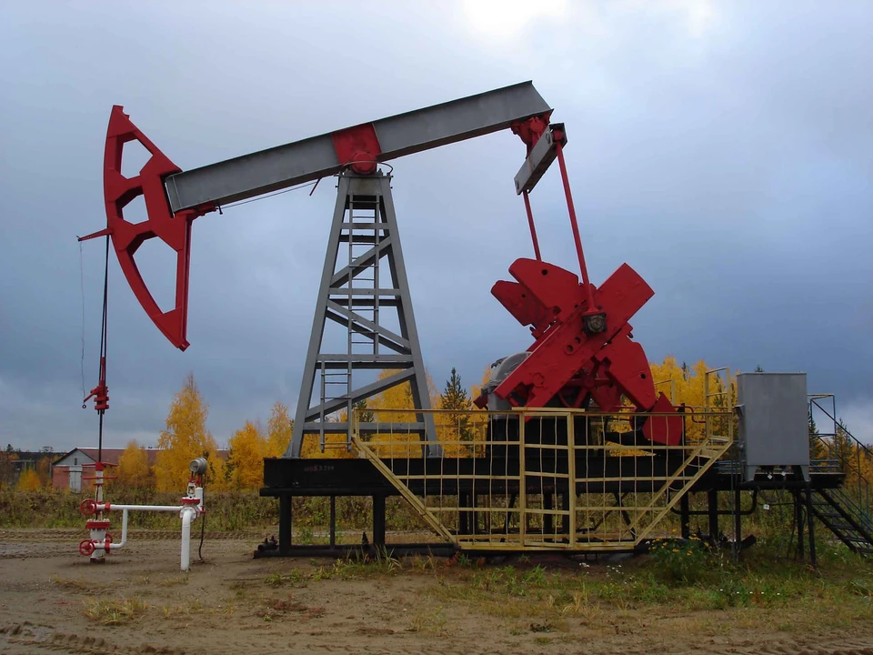 Нефтедобыча на одном из месторождений