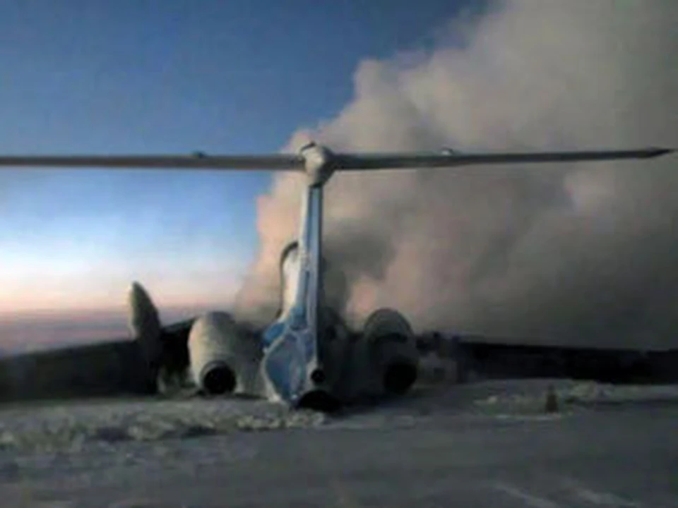 Ту-154 авиакомпании «Кагалымавиа» загорелся при запуске двигателей в аэропорту Сургута