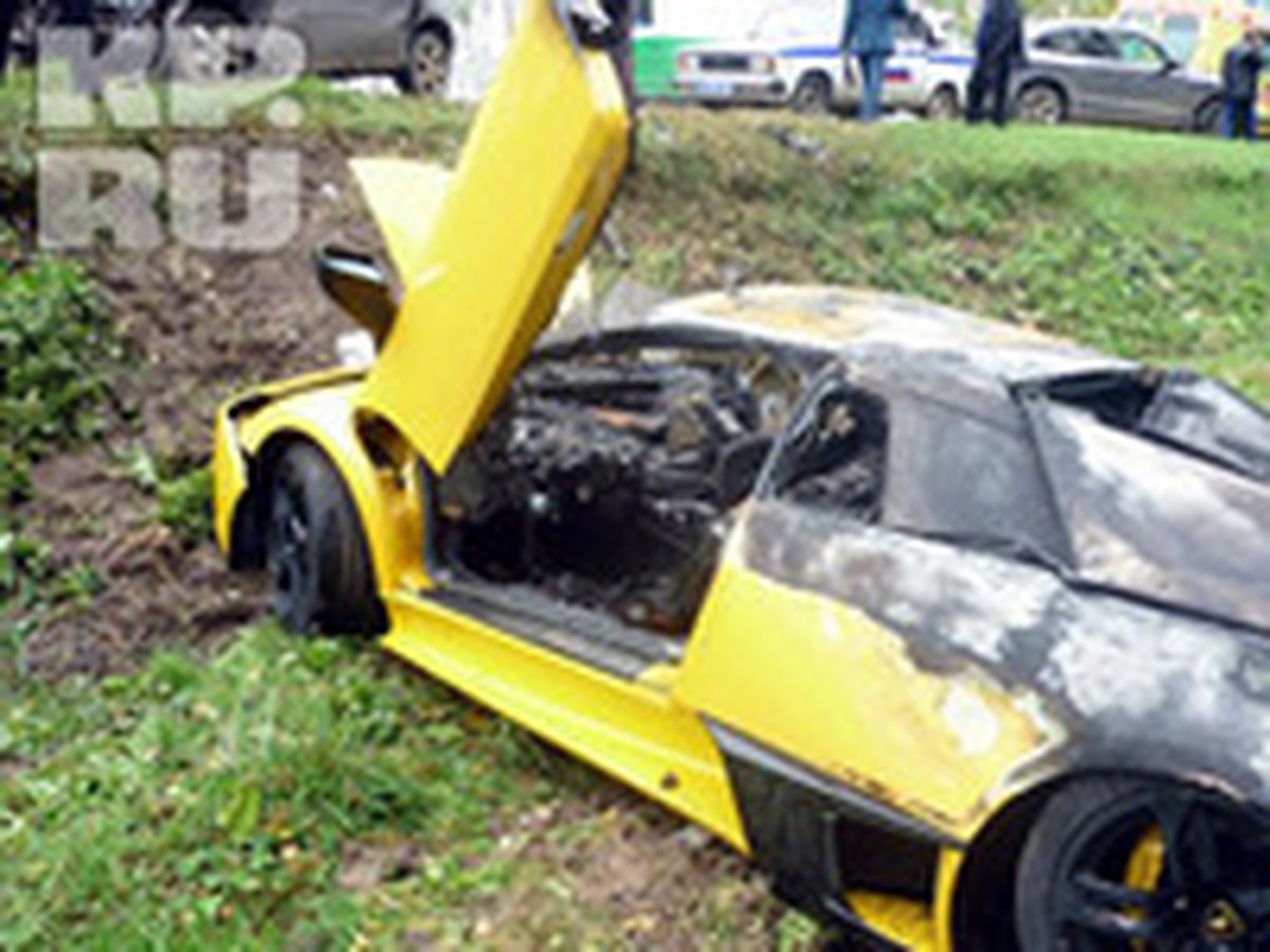 Под Нижним Lamborghini столкнулся с Chevrolet и сгорел: 4 человека  госпитализированы, в том числе беременная - KP.RU