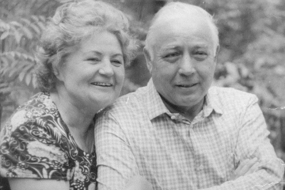 Муса Гареев с женой Галиной