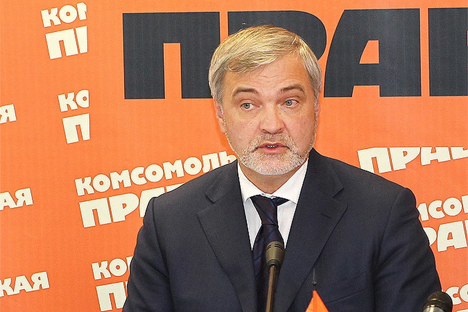 Владимир Уйба в редакции "Комсомолки"