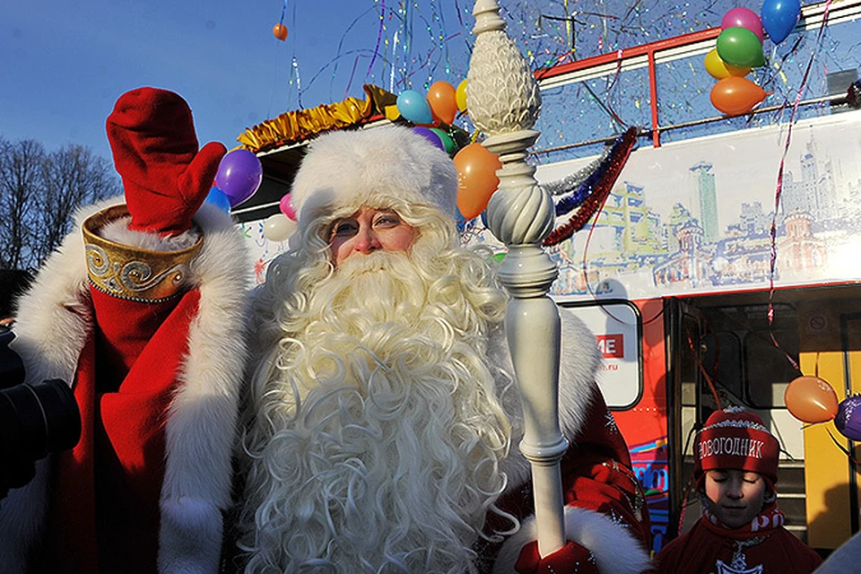 Главный Дед Мороз страны прилетел в Москву из Великого Устюга