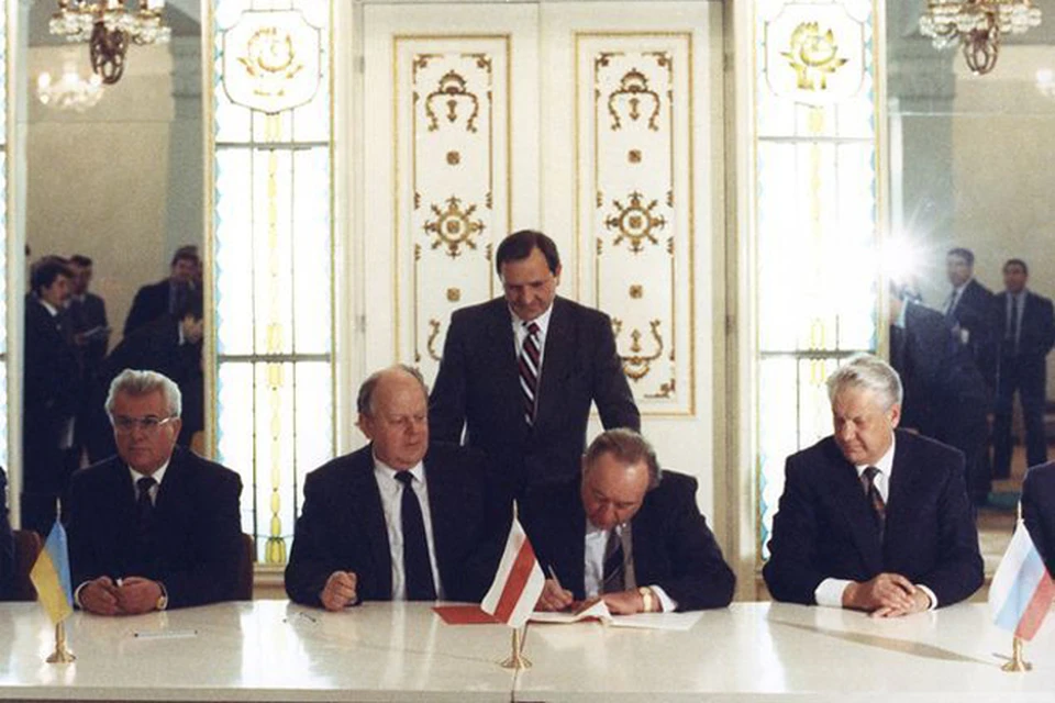 8.12.1991год, Вискули, подписание Беловежского соглашения.