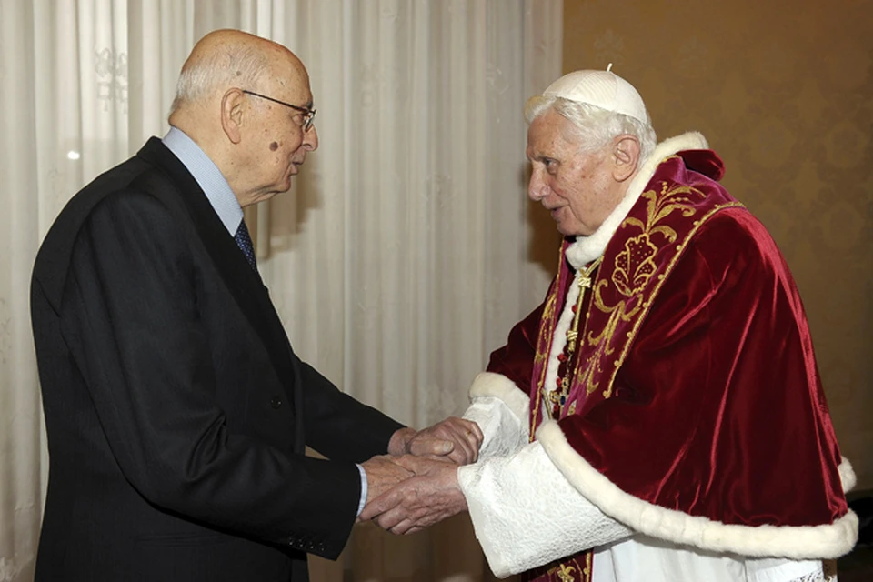 Папа Римский встретился с президентом Италии