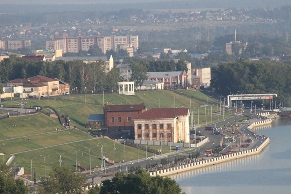На набережной Ижевска в 2014 году начнется строительство бизнес-центра с кафе