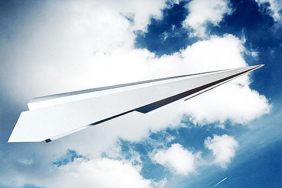 В бумажных самолетиках воплотилась мечта детсва о полетах
