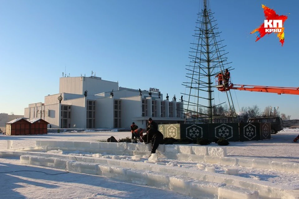 На Центральной площади Ижевска елку установят 7 декабря