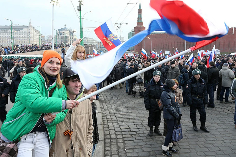 В Москве пройдет ряд митингов, среди которых шествия сторонников и противников российской политики по крымскому вопросу