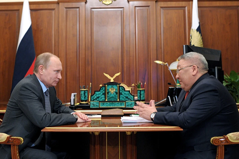Глава республики Саха (Якутия) Егор Борисов во время встречи с Владимиром Путиным подал в отставку
