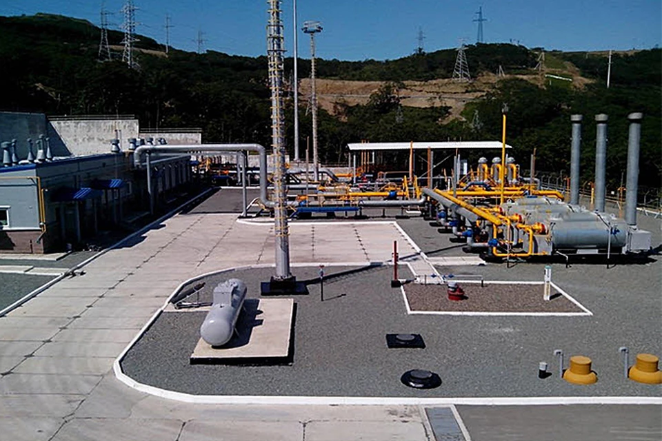 Газораспределительная станция (ГРС-1 г. Владивостока). Фото: ОАО «Газпром».